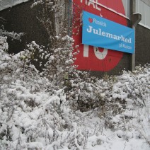 Kong Vinter havde lige været forbi med lidt sne...